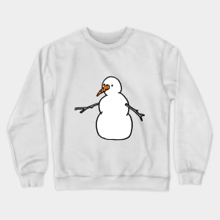 Carrot Nose SnowMan Crewneck Sweatshirt